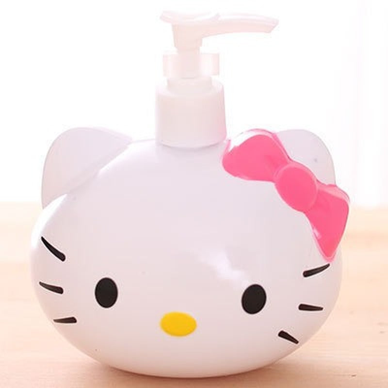 Hello Kitty Shower Gel Shampoo Lotion Sub-packing Pressure Bottle Mouth Pot Hand Sanitizer Sub-bottling Alcohol Bottle Gifts