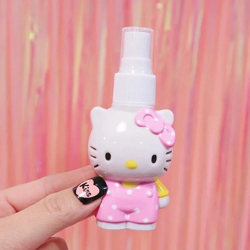 Hello Kitty Shower Gel Shampoo Lotion Sub-packing Pressure Bottle Mouth Pot Hand Sanitizer Sub-bottling Alcohol Bottle Gifts