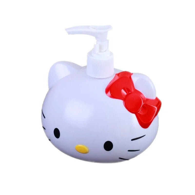 Hello Kitty Shower Gel Shampoo Lotion Sub-packing Pressure Bottle Mouth Pot Hand Sanitizer Sub-bottling Alcohol Bottle Gifts